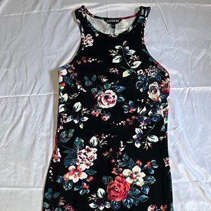 Express Floral Bodycon Dress
